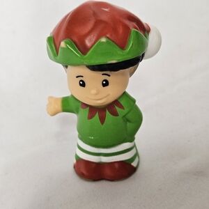 Fisher Price 2019 Green and Red Elf Toy‎ Figure
